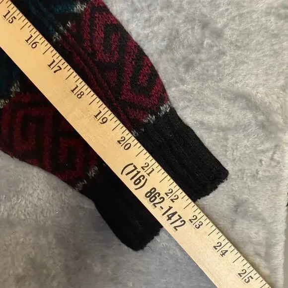 VTG 90's 3D Knit Sweater Jantzen Made in USA Mens Sz Large Grandpacore Cosby - Picture 8 of 9